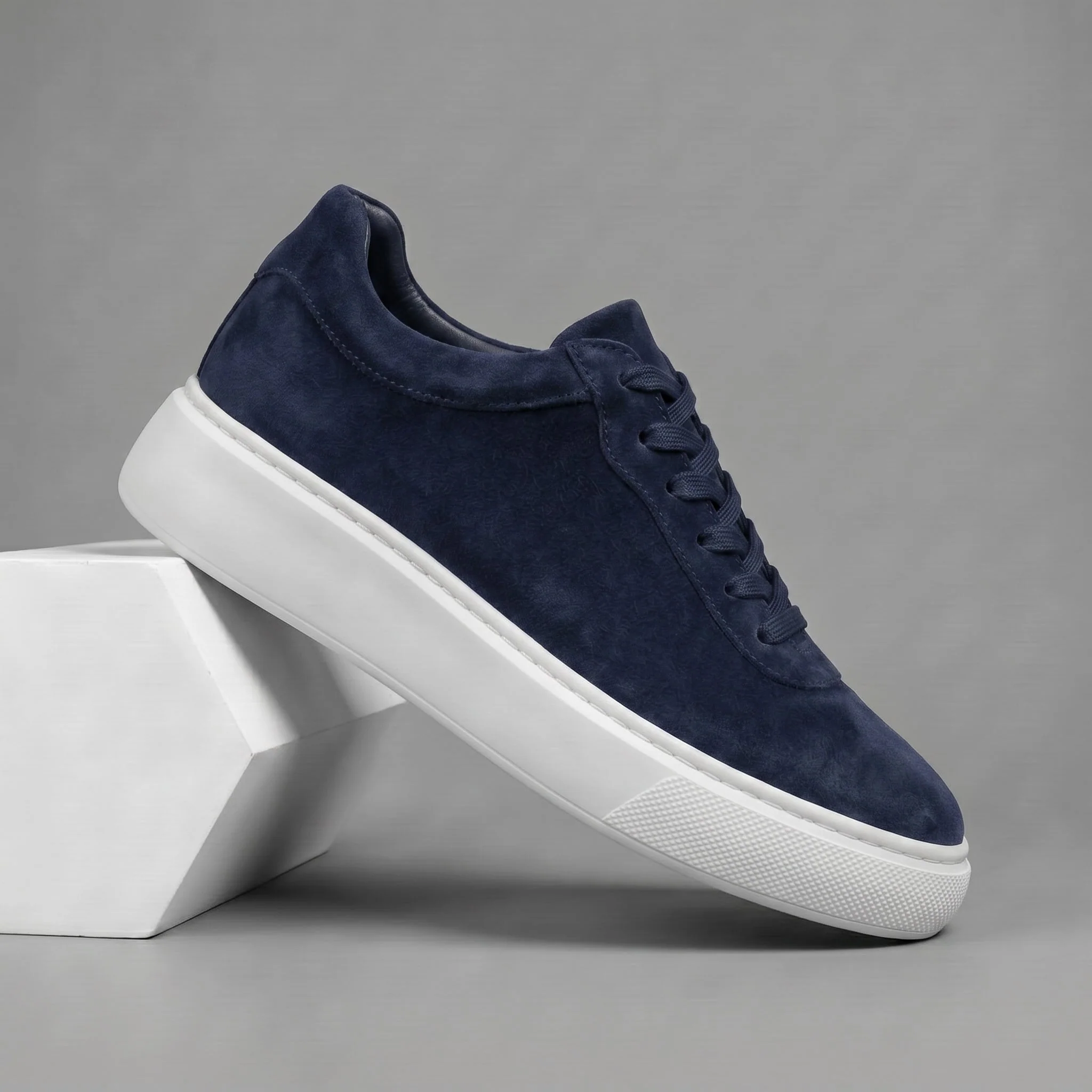 Sneakers bleu en Daim Tres Confortable - Femme - Image 5