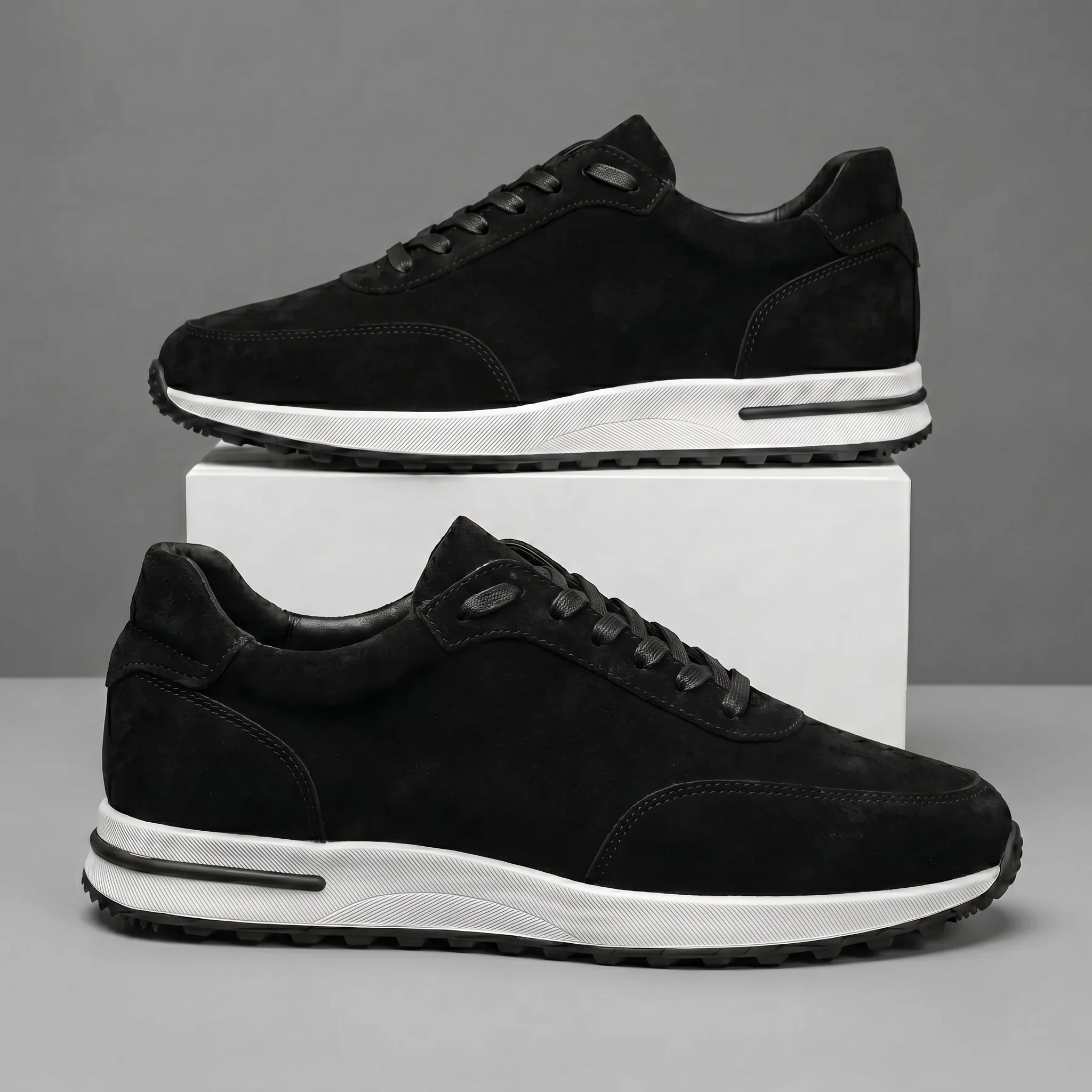 Sneakers Noir en Daim - Ultra Confortable - Image 5