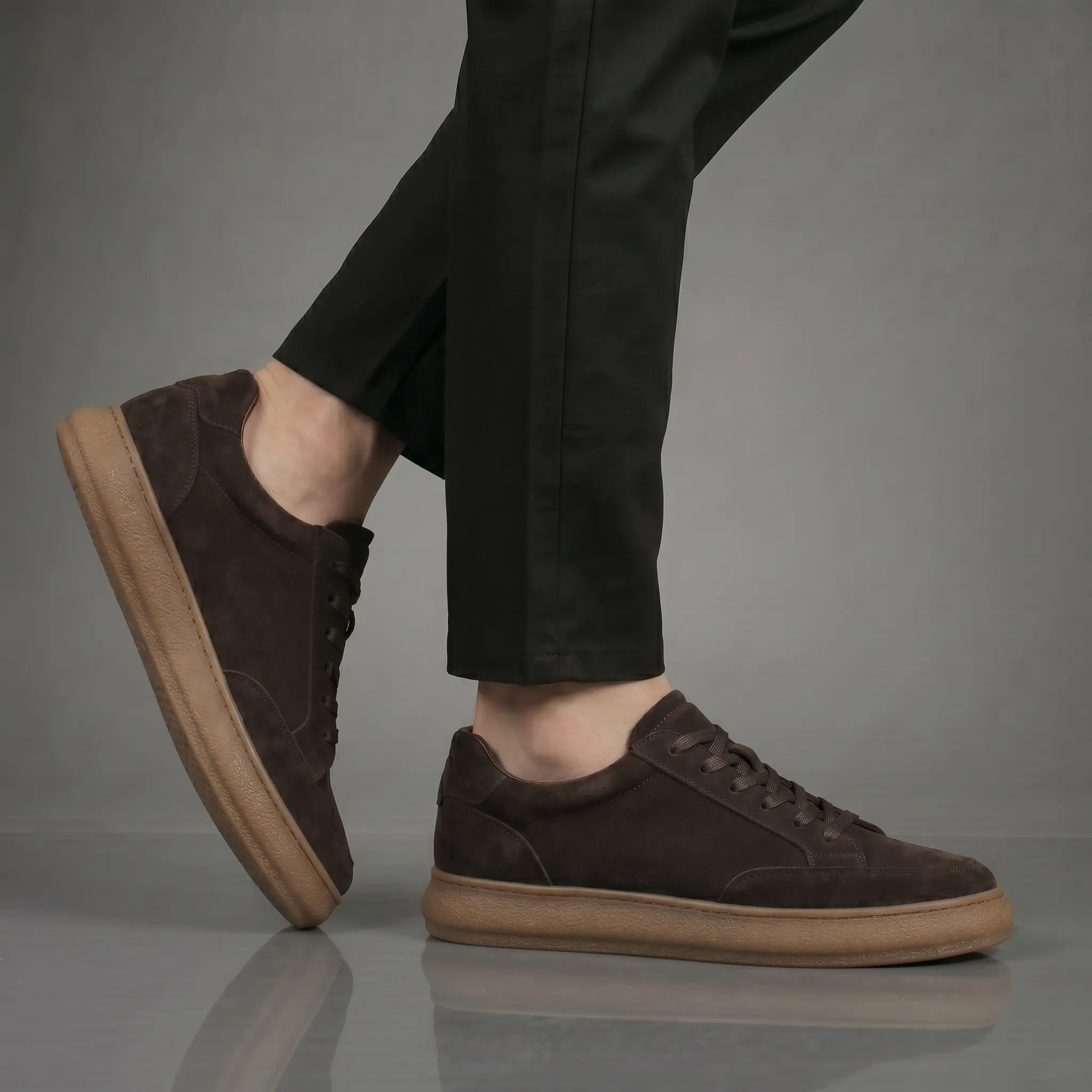 Sneakers Marron Daim - Tres Confortable - Image 6