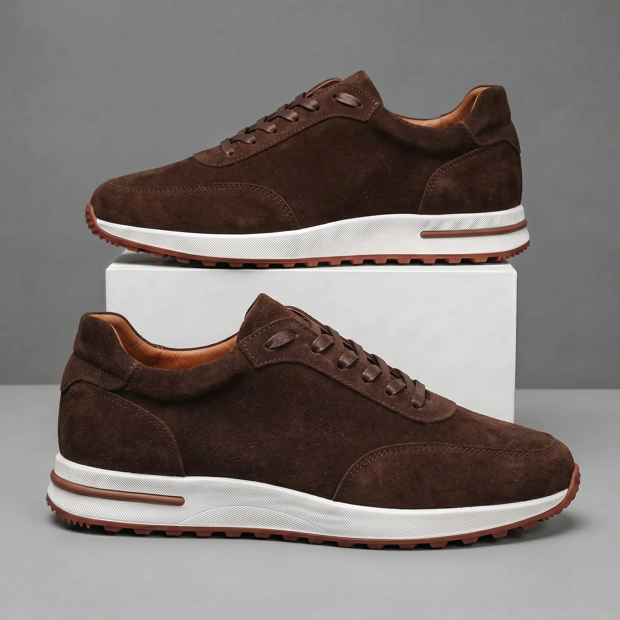 Sneakers Marron en Daim - Ultra Confortable - Image 5