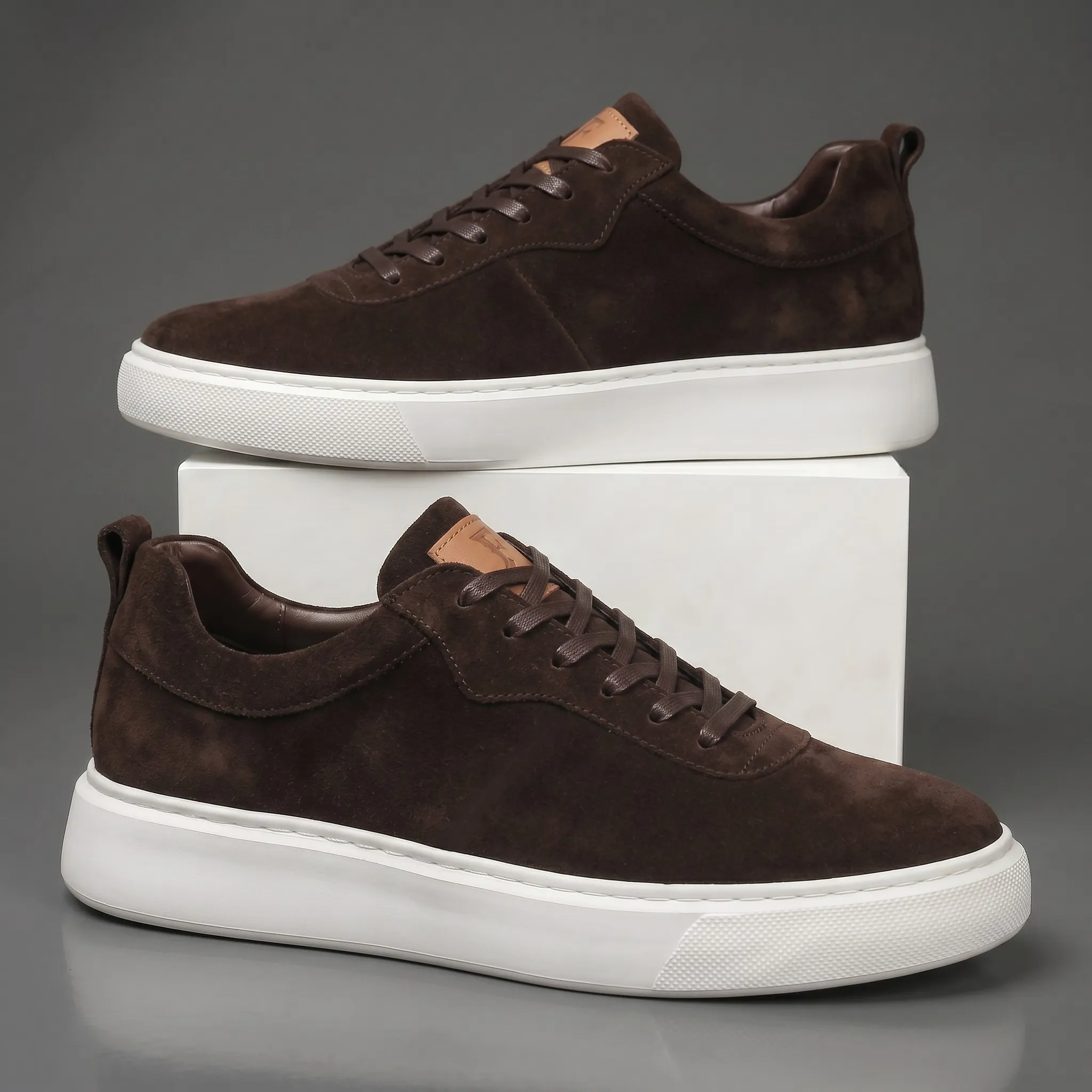 Sneakers Marron en Daim - Tres Confortable - Image 4